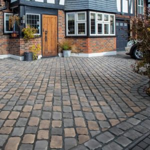 cobblestone driveway