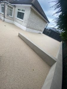 resin driveways and back garden