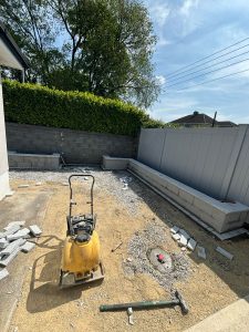 Back garden patios paving in Dublin