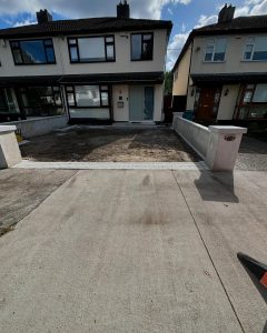 Brand-new driveway in Dublin