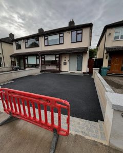 Brand-new tarmac driveway in Dublin